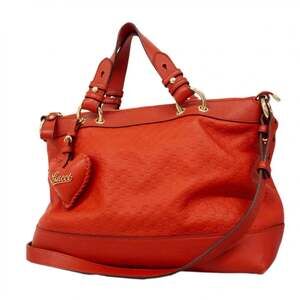 GUCCI Red Leather Bag
